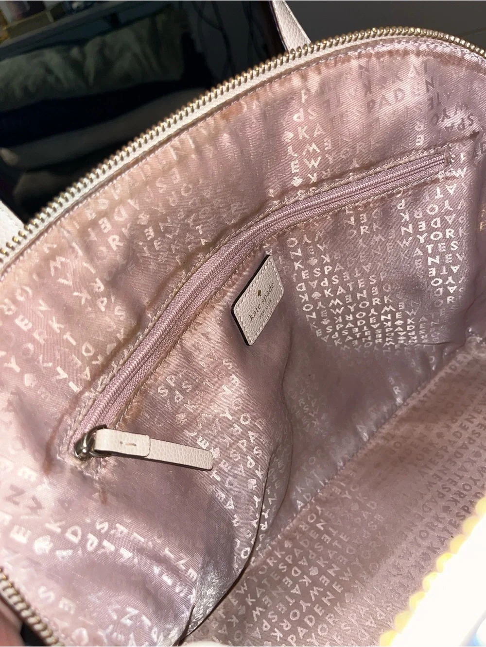 Kate Spade beige dome tote - Picture 6 of 10